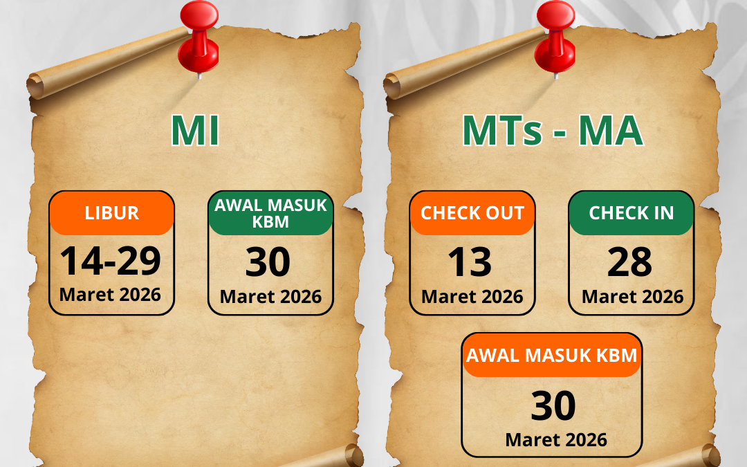 Libur Idul Fitri 1447 H Sudah Tiba! Catat Tanggal Penting Ini Bagi Santri Ponpes Tunas Cendekia